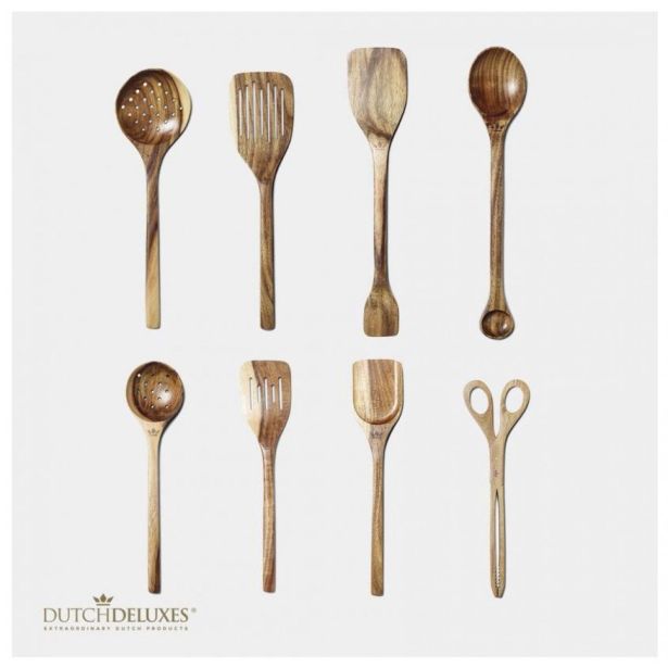 DODATEK ZA SERVIRANJE BRABANTIA LESENI SET ZA KUHANJE, AKACIJA