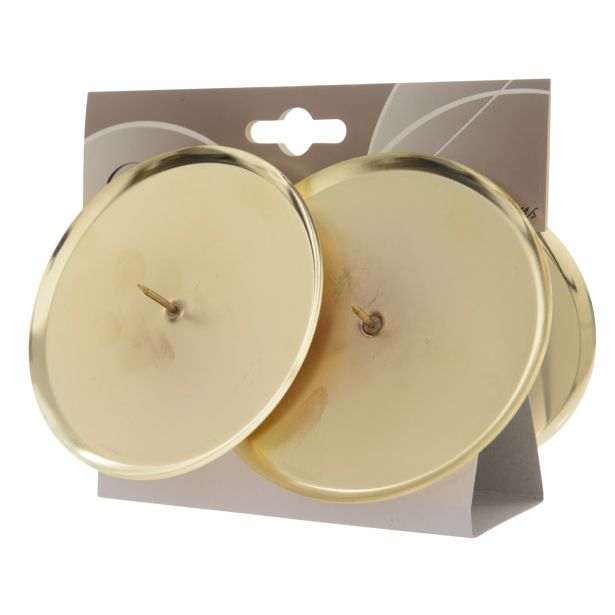 DODATEK ZA VENČEK NASTAVEK ZA SVEČO, ZLAT FI 100 MM, 4/1