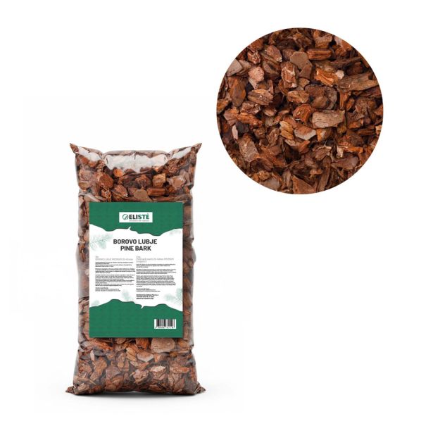DODATEK ZA ZEMLJO ELISTE ZASTIRKA OKRASNO BOROVO LUBJE 20-40 MM PREMIUM