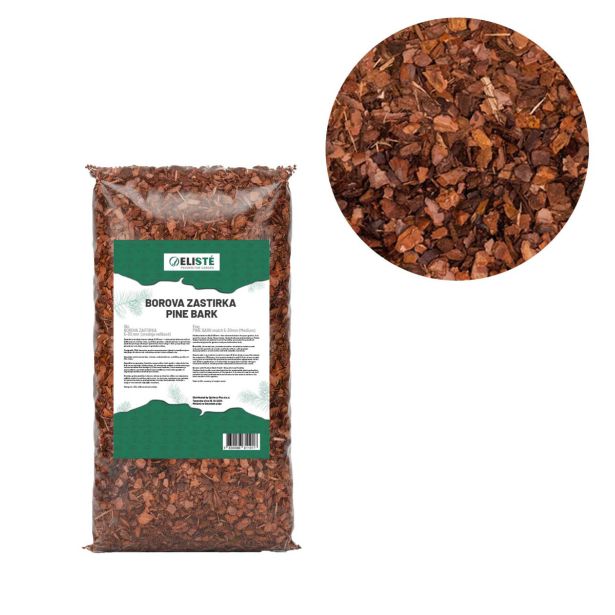 DODATEK ZA ZEMLJO ELISTE ZASTIRKA OKRASNO BOROVO LUBJE 5-30 MM 50L MEDIUM