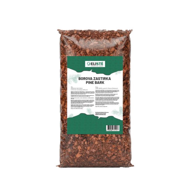 DODATEK ZA ZEMLJO ELISTE ZASTIRKA OKRASNO BOROVO LUBJE 5-30 MM 50L MEDIUM