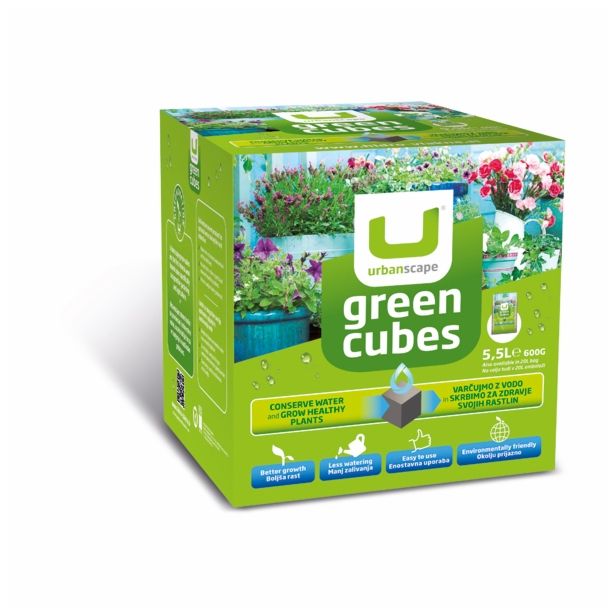 DODATEK ZA ZEMLJO URBANSCAPE GREEN CUBES 0.6 KG ŠKATLA