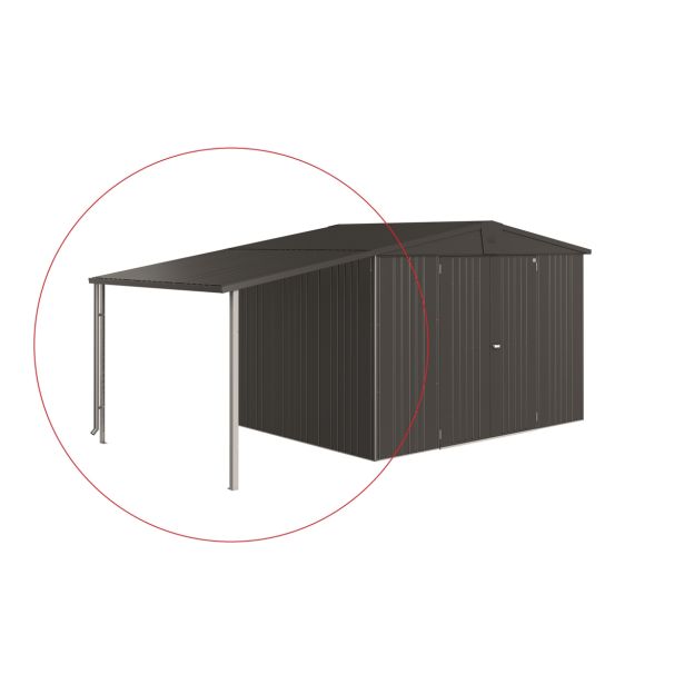 DODATKI ZA KOVINSKE HIŠKE BIOHORT 150X228 CM STRANSKA STREHA ZA EUROPA V 4/5