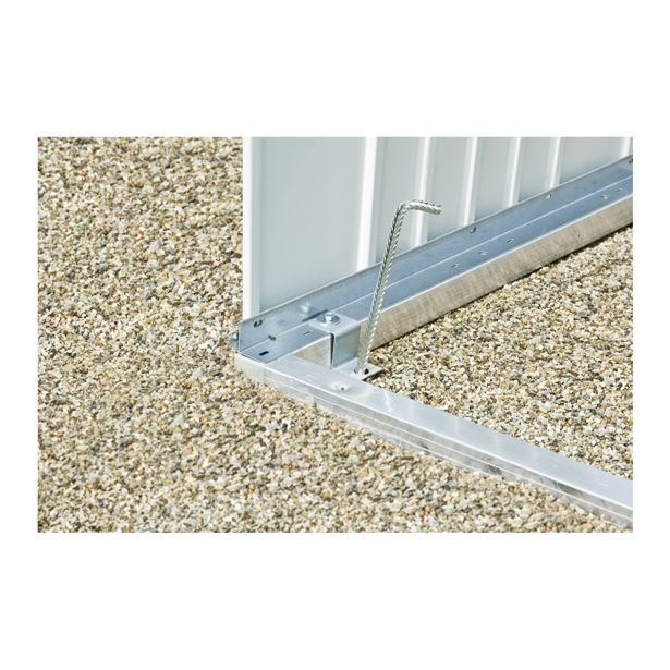 DODATKI ZA KOVINSKE HIŠKE BIOHORT 222X150X4CM ALUMINIJASTI TALNI OKVIR 3