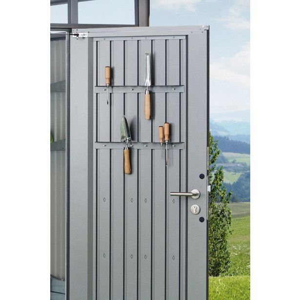 DODATKI ZA KOVINSKE HIŠKE BIOHORT NOSILEC ZA ORODJE 51.5 CM 2 KOS PEŠČENO SIV