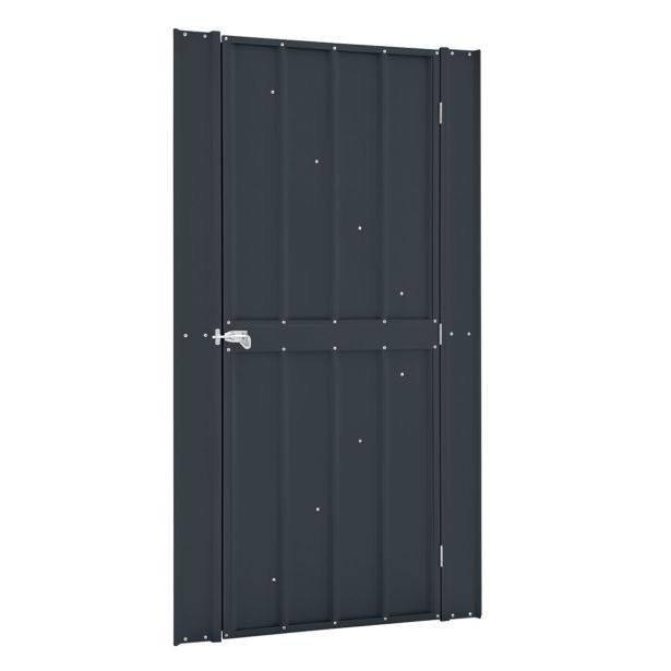 DODATKI ZA KOVINSKE HIŠKE GLOBEL KOMPLET VRAT 1 ANTRACIT 178 X 67 CM (HD178E)