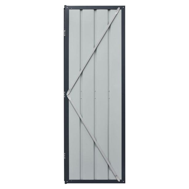 DODATKI ZA KOVINSKE HIŠKE GLOBEL KOMPLET VRAT 2 ANTRACIT 200 X 67 CM (HD2E)