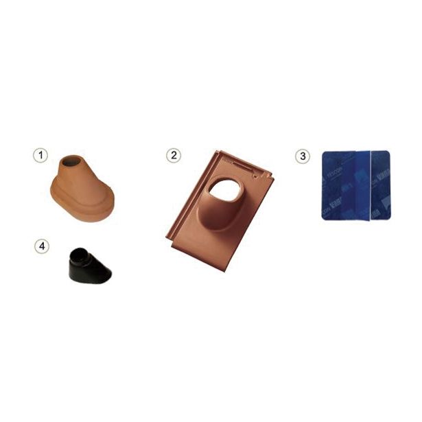 DODATKI ZA OPEČNO KRITINO TONDACH ANTENSKI KOMPLET ZA TRADITON 11, ANTRACIT