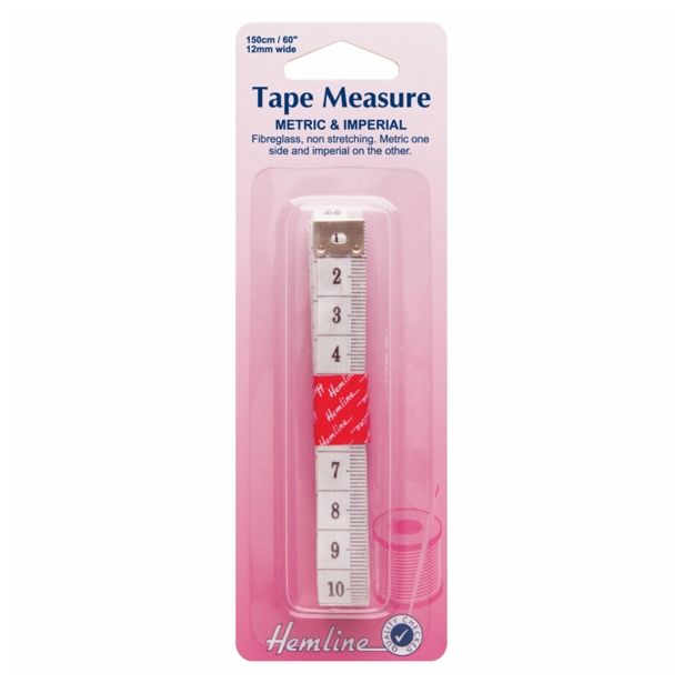 DODATKI ZA ŠIVANJE HEMLINE KROJAŠKI METER 12MMX1.5M
