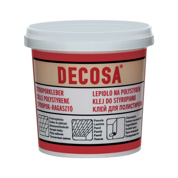  LEPILO ZA STIROPOR DECOSA ZA STROPNE PLOŠČE IN IZOLACIJSKE TAPETE  1 KG