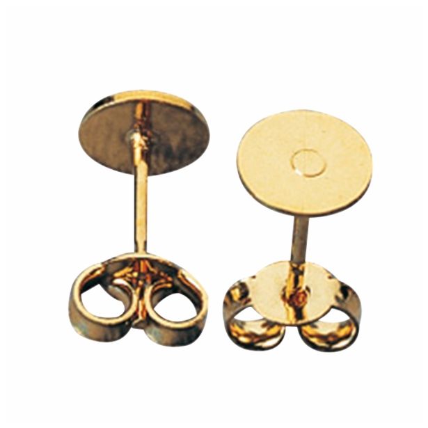 DODATKI, ORODJE ZA NAKIT RAYHER UHAN S PLOŠČICO 6MM 4 KOSI