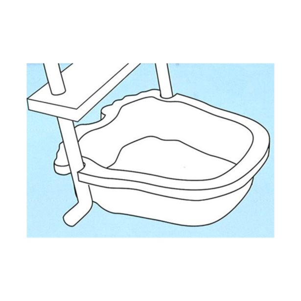 DODATNA OPREMA ZA BAZEN PLANET POOL KAD ZA IZPIRANJE NOG MODRA