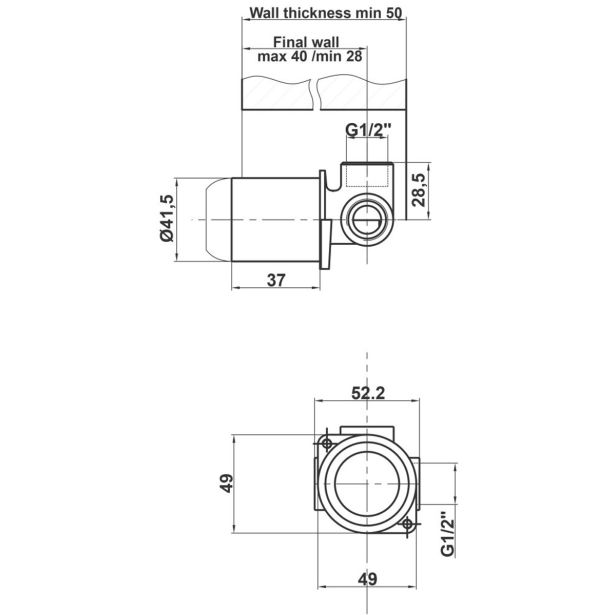 DODATNA OPREMA ZA PIPE UNITAS PODOMETNA MEŠAL. BATERIJA ZA TUŠ, PROJECT, FRESH