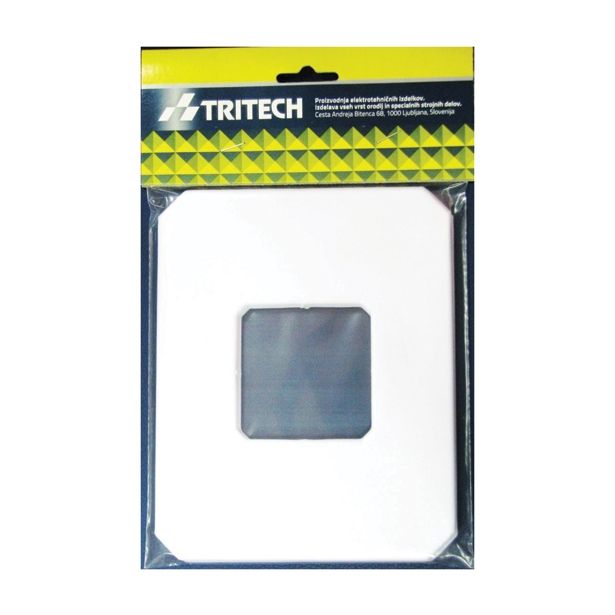 DODATNI DEL ZA STIKALO TRITECH STENSKI ŠČITNIK BEL, 5 KOS/PAKET