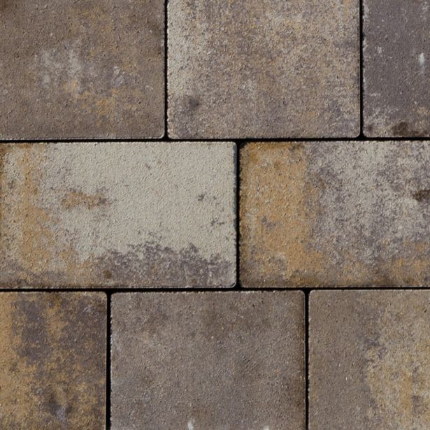 BETONSKI TLAKOVEC SEMMELROCK DOMINO KOMBINIRANA BAR: ŠKOLKASTO APNENČASTA