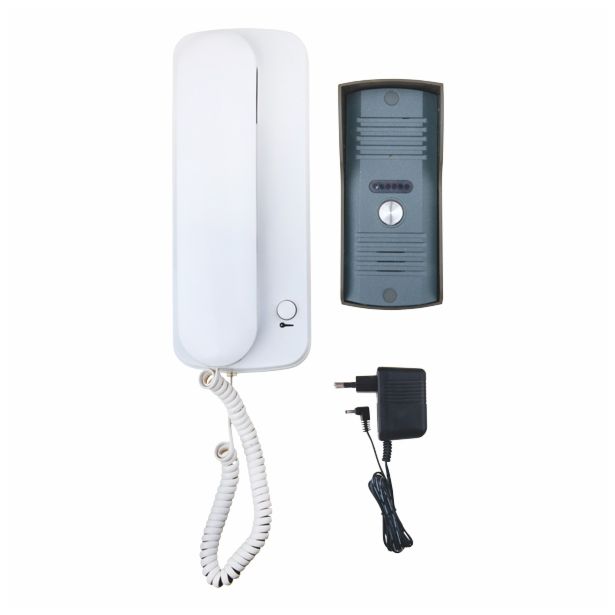 DOMOFON EMOS ENOSTANOVANJSKI AVDIOSET 2-ŽIČNI, NAP. 230V / 9 V