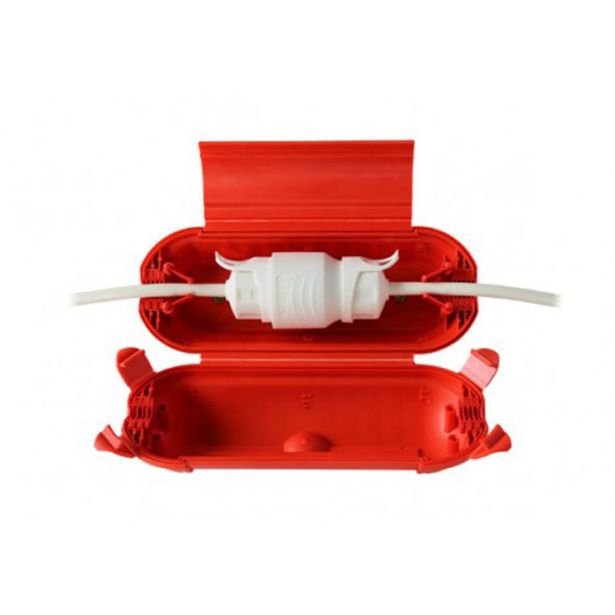 DOZA IN PRIBOR COMMEL PVC ZAŠČITA ZA PODALJŠEK IP44 SPOJ (VTIKAČ+SPOJKA)