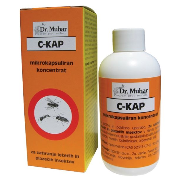 ZAŠČITA PRED INSEKTI DR. MUHAR C-KAP, 100ML 250G