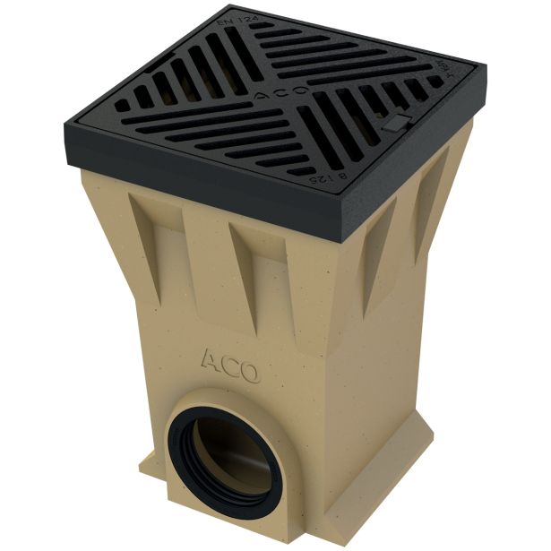 PRIBOR ZA ODVODNJAVANJE ACO DRAIN DVORIŠČ. POŽIRALNIK LTŽ OKVIR 300X300X440