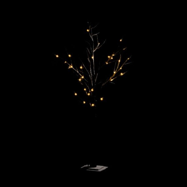 LUČKE MQ DREVO RJAVO 120 CM ZASNEŽENO