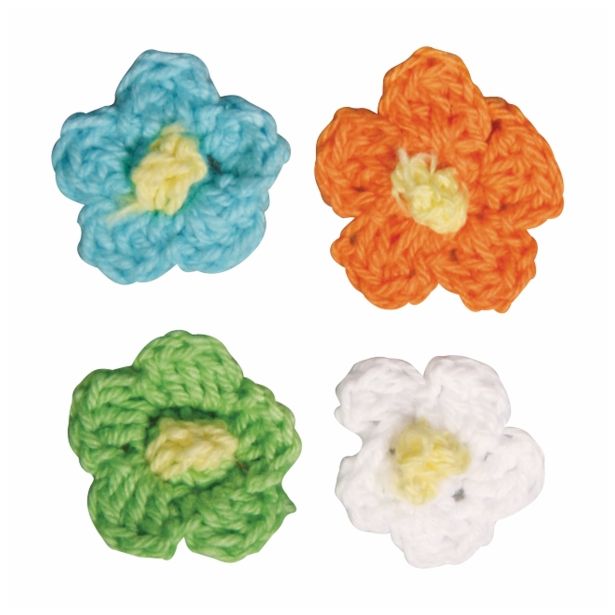 DROBNI ART.ZA USTVARJANJE RAYHER KVAČKANE ROŽICE, 2.5CM 16 KOS