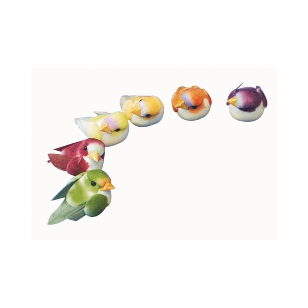 DROBNI ART.ZA USTVARJANJE RAYHER PTIČKI MALI 6 KOSOV