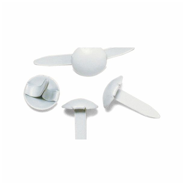 DROBNI ART.ZA USTVARJANJE RAYHER RAZCEPKI OKROGLI BELI 4+8 MM 75 KOS