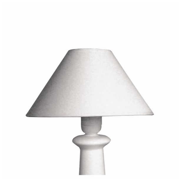 DROBNI ART.ZA USTVARJANJE RAYHER SENČNIK ZA LUČ OKROGEL BEL, 22.5 CM, VIŠ. 14 CM