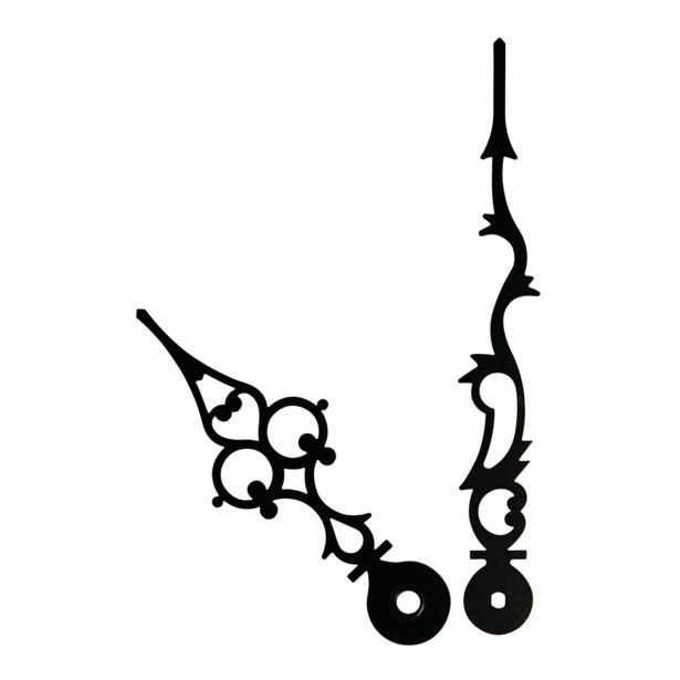 DROBNI ART.ZA USTVARJANJE RAYHER URNI KAZALCI 121/86MM ČRNI