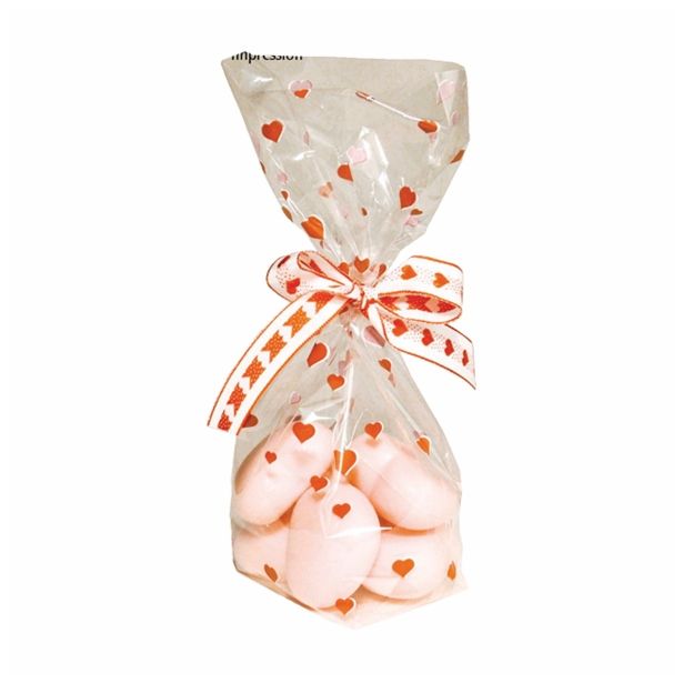 DROBNI ART.ZA USTVARJANJE RAYHER VREČKA PROZORNA "HEART" 115X190 MM, 10 KOM.