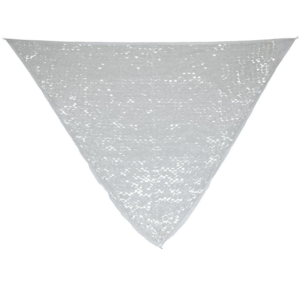 DRUGO SENČILO DECORIS TRIKOTNO JADRO 360 CM BELO