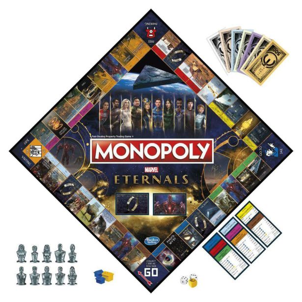 DRUŽABNE IN MISELNE IGRE HASBRO MONOPOLY MARVEL ETERNALS EDITION