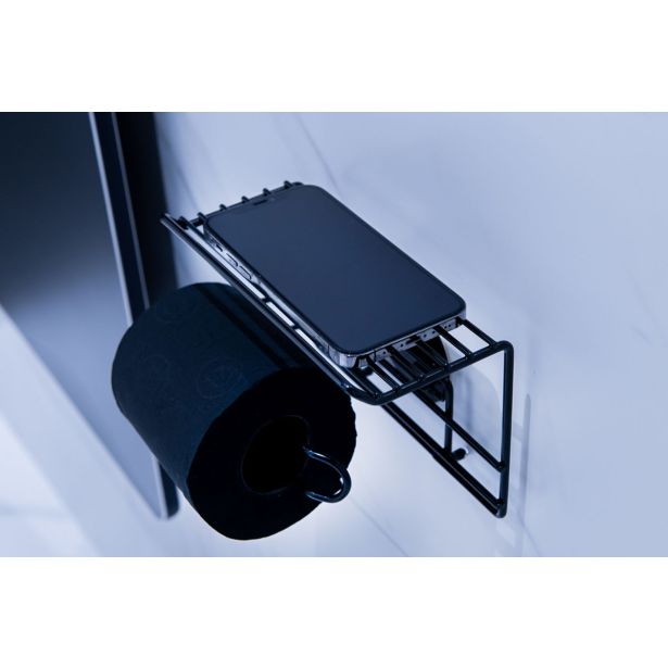 DRŽALA, STOJALA, KLJUKICE AWD DRŽALO ZA WC PAPIR S POLIČKO ČRN