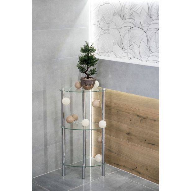 DRŽALA, STOJALA, KLJUKICE AWD STOJALO KOTNO 3 POLICE STEKLO