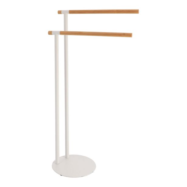 DRŽALA, STOJALA, KLJUKICE TENDANCE DRŽALO ZA BRISAČE Z 2 PALICAMA BELA BAMBOO