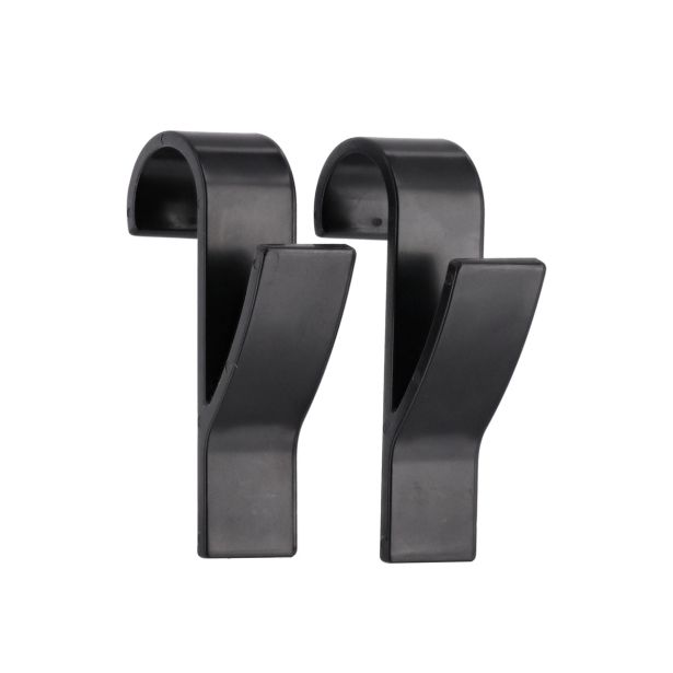 DRŽALA, STOJALA, KLJUKICE TENDANCE SET KLJUKIC ZA RADIATOR 2 KOM ČRNI PLASTIČNI