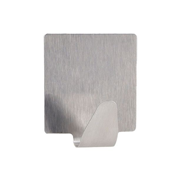 DRŽALA, STOJALA, KLJUKICE TENDANCE SIVA INOX KLJUKICA KVAD. 3M ZA ZALEPIT