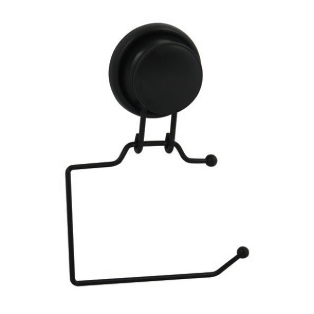 MSV DRŽALO TOALETNEGA PAPIRJA NA VAKUUM 14.5 X 3.6 X 18.2 CM KROM, ČRNI MEGA VENTOUSES