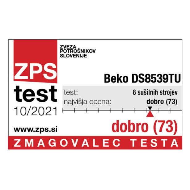 SUŠILNI STROJ BEKO DS8539TU TOPLOTNA ČRPALKA