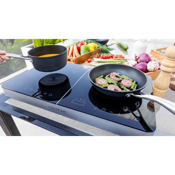 DVOJNA INDUKCIJSKA KUHALNA PLOŠČA CECOTEC FULL MAGMA DOUBLE