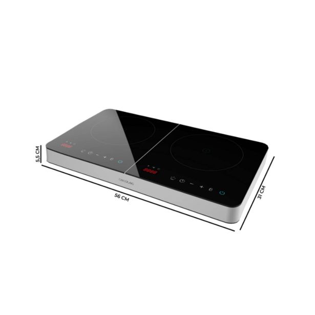 DVOJNA INDUKCIJSKA KUHALNA PLOŠČA CECOTEC FULL MAGMA DOUBLE