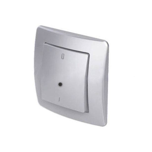 PODOMETNO STIKALO EKONOMIK DVOPOLNO 16AX SREBRNO, IN03