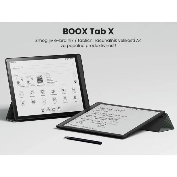 E-BRALNIK/TABLIČNI RAČUNALNIK 13.3" BOOX TAB X, ANDROID 11