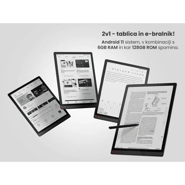 E-BRALNIK/TABLIČNI RAČUNALNIK 13.3" BOOX TAB X, ANDROID 11