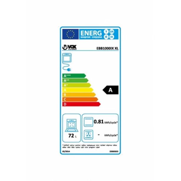 VGRADNA PEČICA VOX EBB1000IXXL