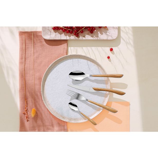 SET JEDILNEGA PRIBORA AMEFA 16 DELNI ECLAT NATURE