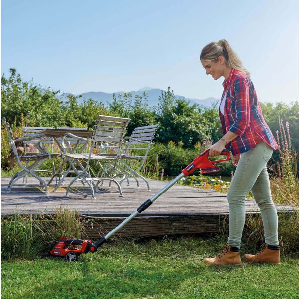 EINHELL AKUMULATORSKE TELESKOPSKE ŠKARJE ZA GRMIČEVJE GE-CG 18/100 LI T-SOLO