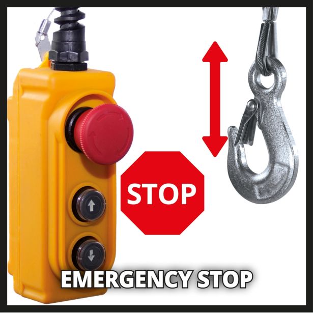 EL. DVIGALO Z ŽIČNO VRVJO EINHELL TC-EH 1000 500KG / 18M VIŠINE