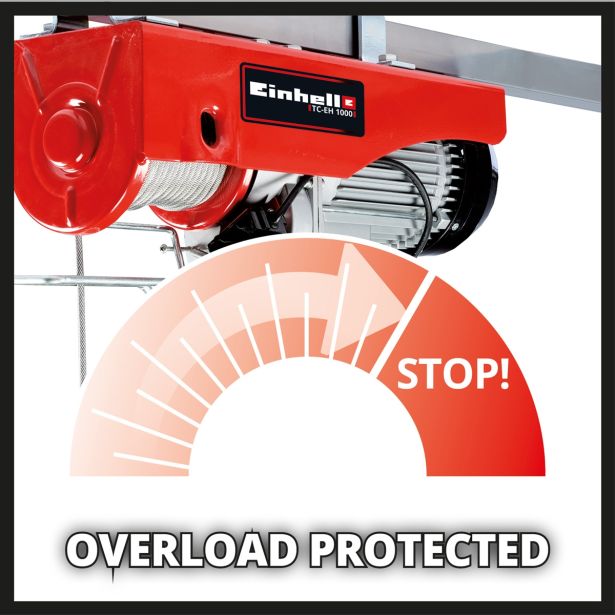 EL. DVIGALO Z ŽIČNO VRVJO EINHELL TC-EH 1000 500KG / 18M VIŠINE