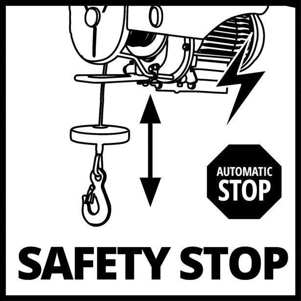 EL. DVIGALO Z ŽIČNO VRVJO EINHELL TC-EH 1000 500KG / 18M VIŠINE